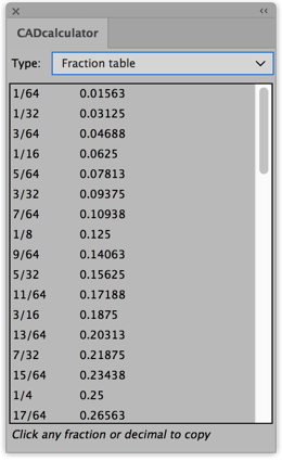 CADcalculator sample